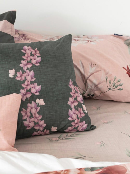 Taie d'oreiller Summer floral "Happyfriday" - Kiabi