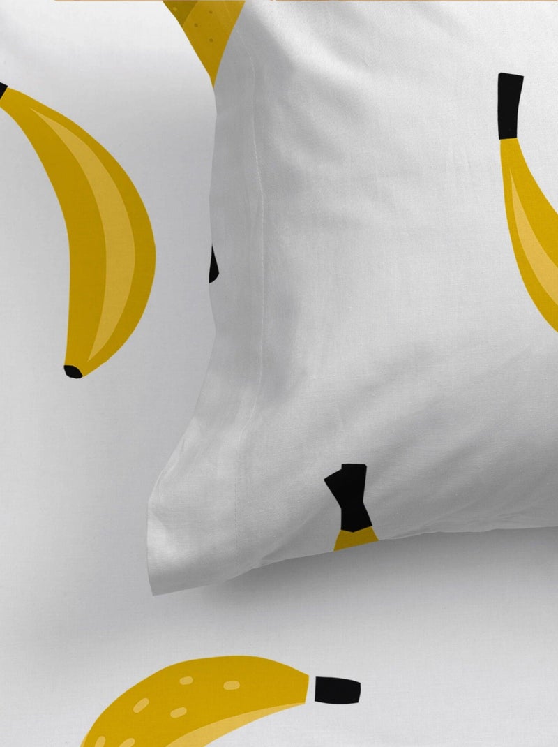 Taie d'oreiller Sweet banana "Happyfriday" Blanc - Kiabi