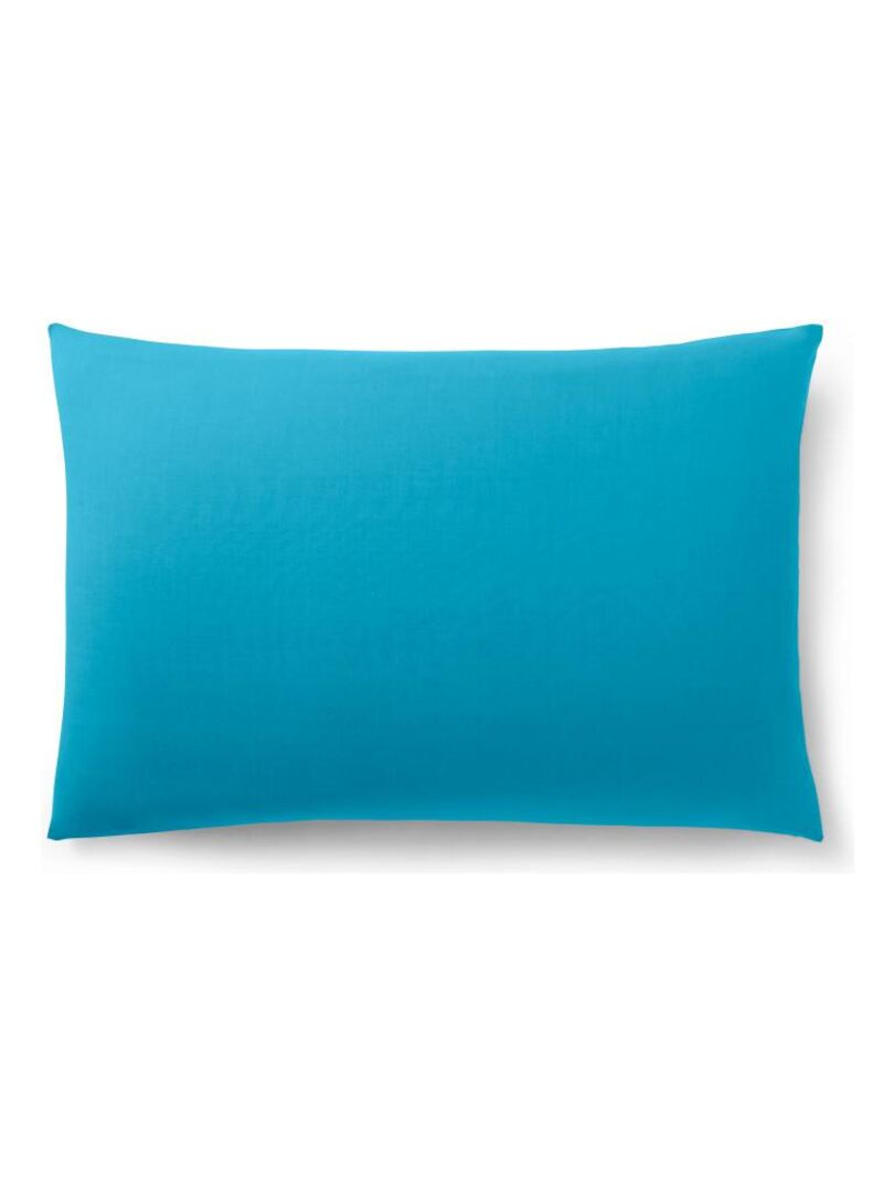 Taie d'oreiller Turquoise 50 x 70 cm / 100% Coton / 57 fils/cm²