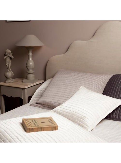 Taie d'oreiller ULYSSE 65x65 taupe - Kiabi