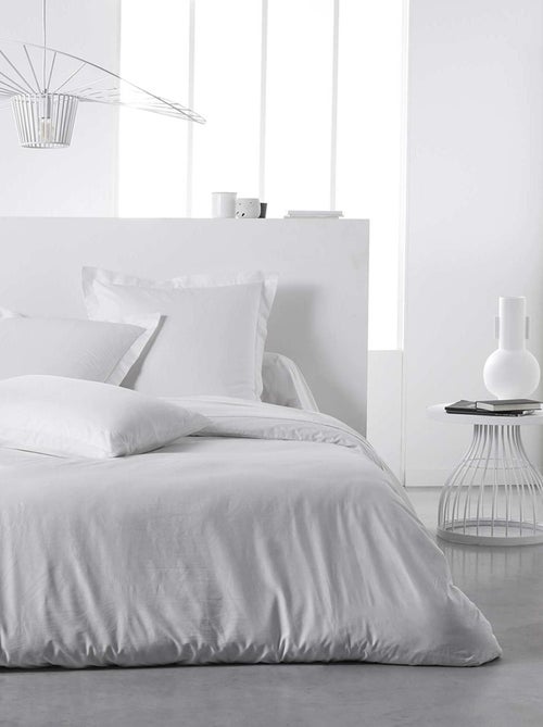 Taie d'oreiller uni en percale de coton - Kiabi