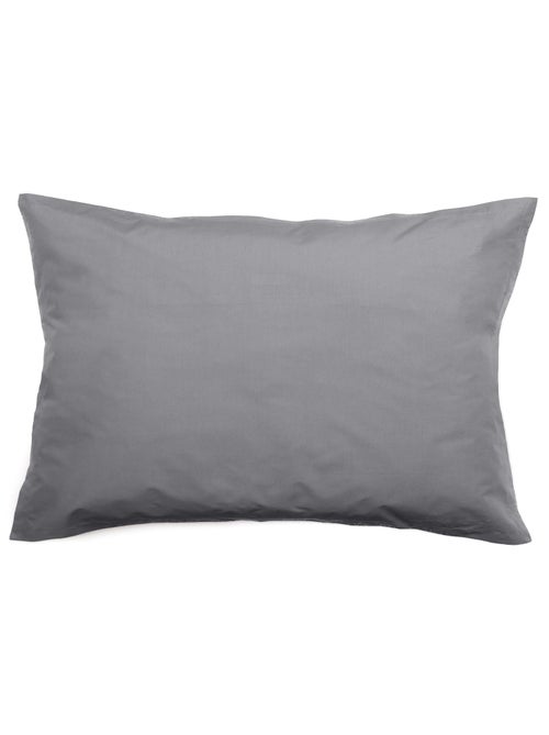 Taie d'oreiller uni percale de coton MANOIR - Kiabi