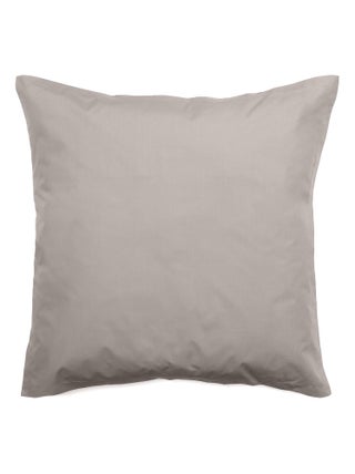 Taie d'oreiller uni percale de coton MANOIR