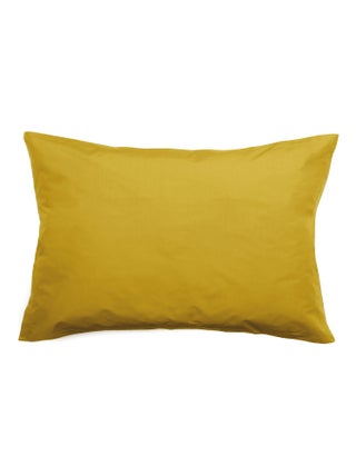 Taie d'oreiller uni percale de coton MANOIR