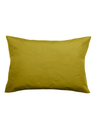 Taie d'oreiller uni percale de coton MANOIR