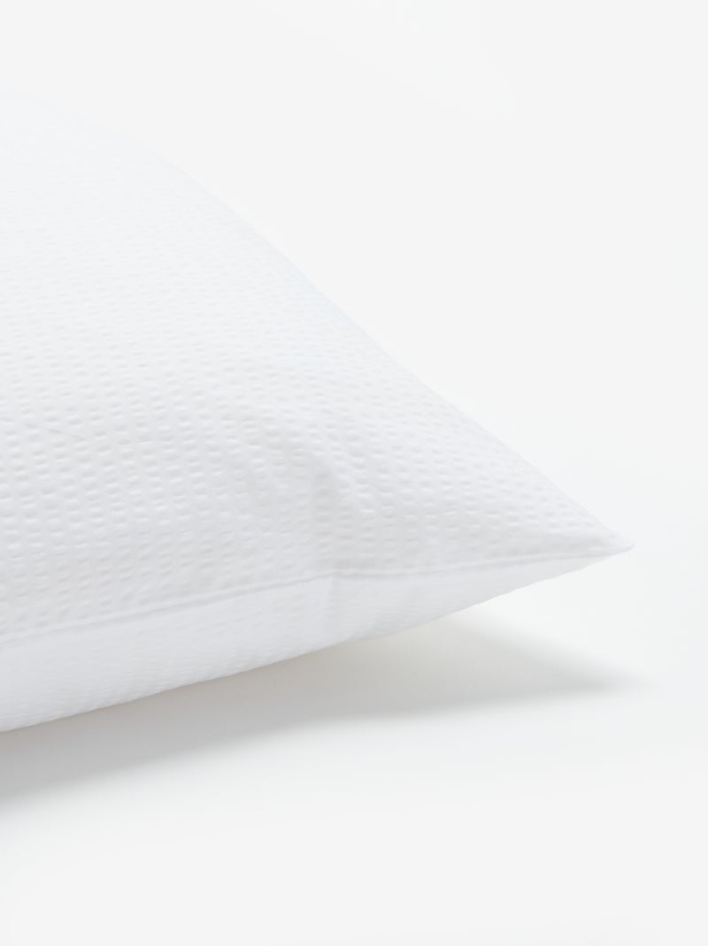 Taie d'oreiller unie - 50 x 70 cm - KIABI Home Blanc - Kiabi