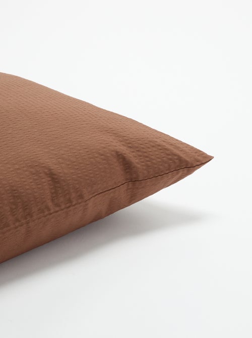 Taie d'oreiller unie - 50 x 70 cm - KIABI Home - Kiabi Taie d'oreiller unie - 50 x 70 cm - KIABI Home - Kiabi