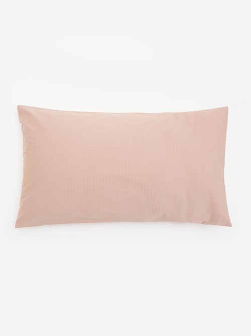 Taie d'oreiller unie - 50 x 70 cm - KIABI Home - Kiabi Taie d'oreiller unie - 50 x 70 cm - KIABI Home - Kiabi