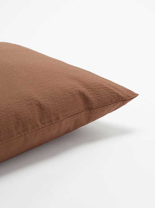 Taie d'oreiller unie - 63 x 63 cm - KIABI Home - Kiabi Taie d'oreiller unie - 63 x 63 cm - KIABI Home - Kiabi