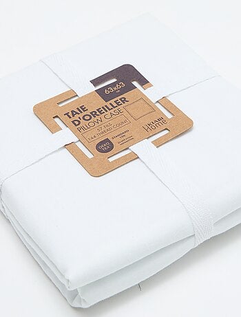 Taie d'oreiller unie - Kiabi Home