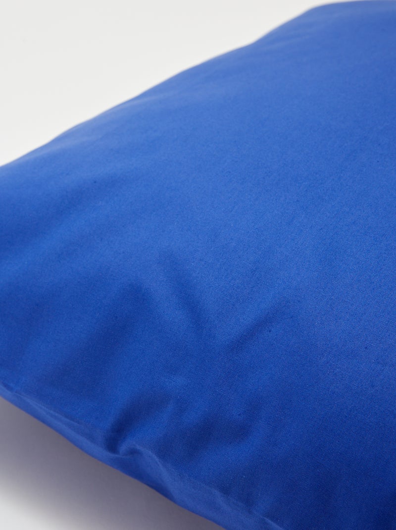 Taie d'oreiller unie - Kiabi Home Bleu - Kiabi