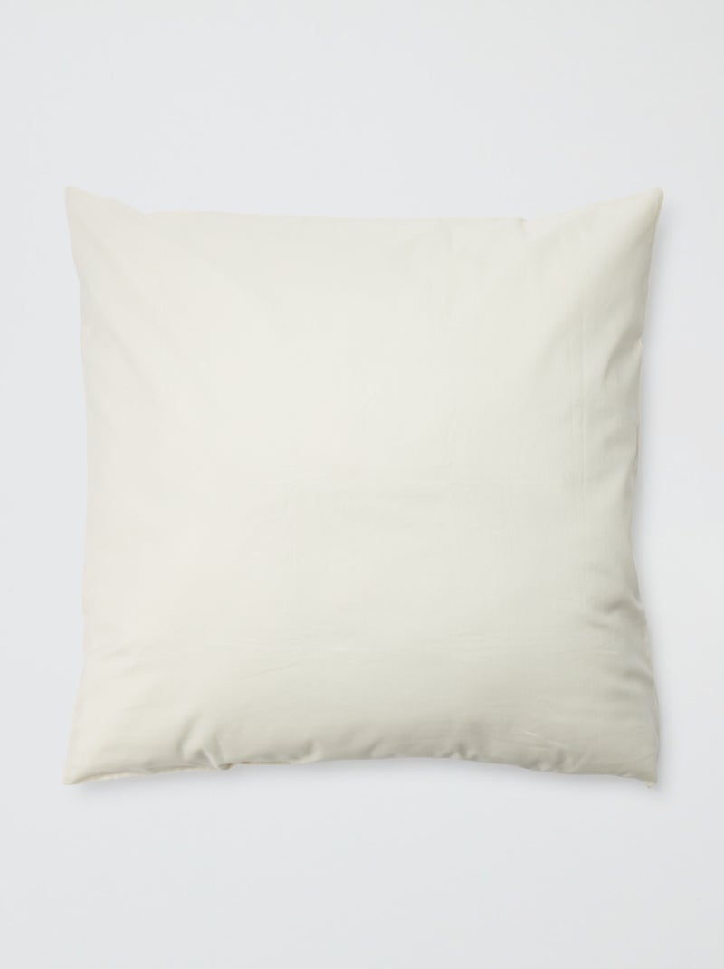 Taie d'oreiller unie - Kiabi Home Ecru - Kiabi