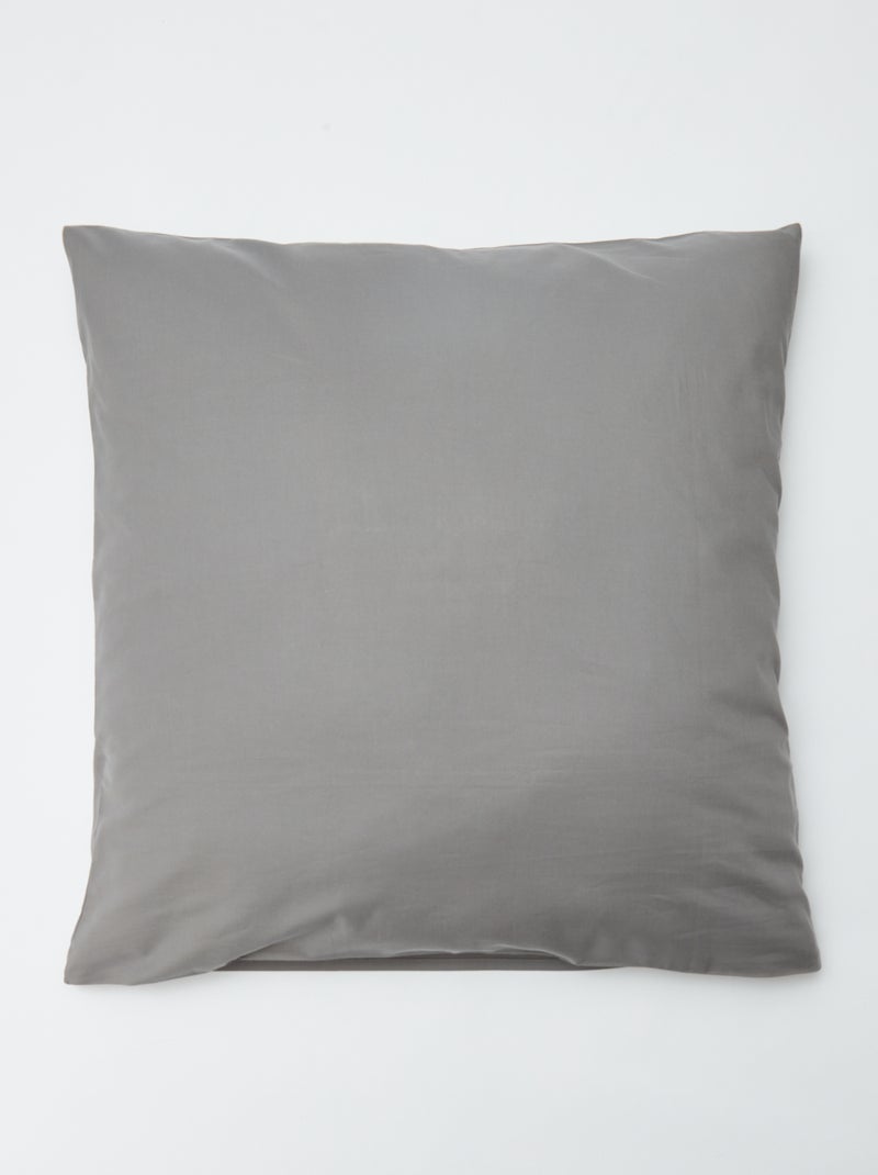 Taie d'oreiller unie - Kiabi Home Gris - Kiabi