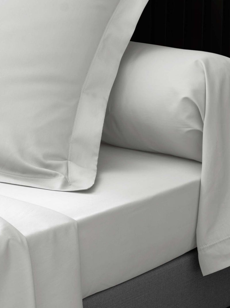 Taie d'oreiller unie 100% Percale de Coton ORIGINE Blanc - Kiabi