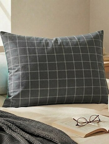 Taie d'oreiller unie (50 x 70 cm) - Kiabi Home