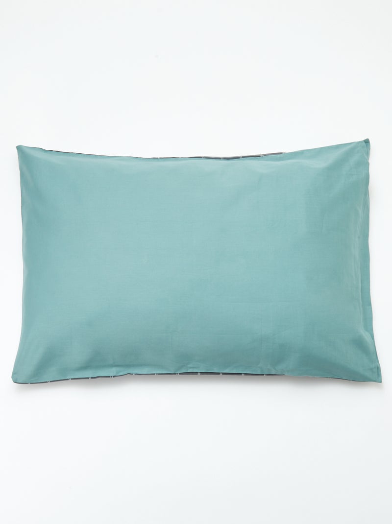 Taie d'oreiller unie (50 x 70 cm) - Kiabi Home Gris - Kiabi