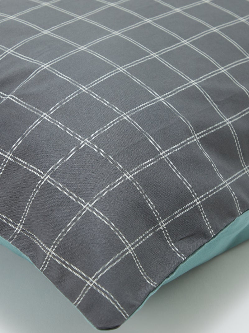 Taie d'oreiller unie (50 x 70 cm) - Kiabi Home Gris - Kiabi