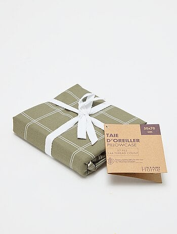 Taie d'oreiller unie (50 x 70 cm) - Kiabi Home
