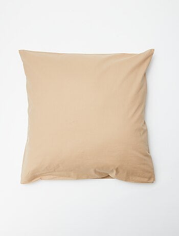 Taie d'oreiller unie 63 x 63 cm - Kiabi Home