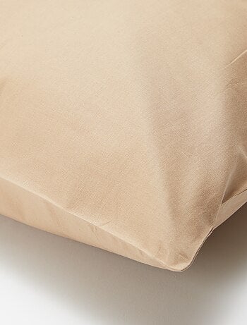 Taie d'oreiller unie 63 x 63 cm - Kiabi Home