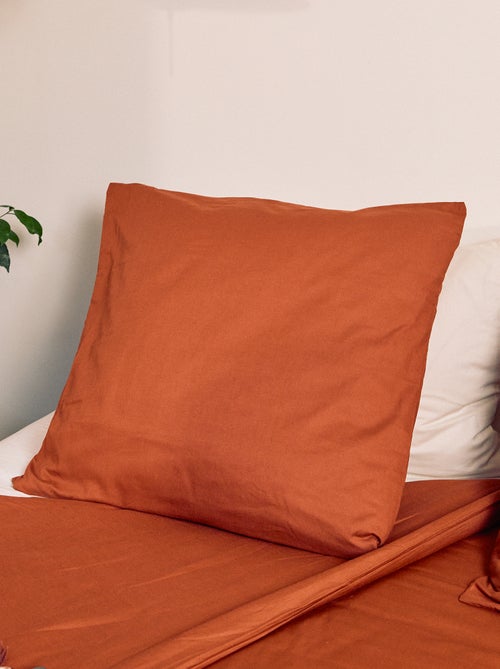 Taie d'oreiller unie 63 x 63 cm- Kiabi Home - Kiabi Taie d'oreiller unie 63 x 63 cm- Kiabi Home - Kiabi