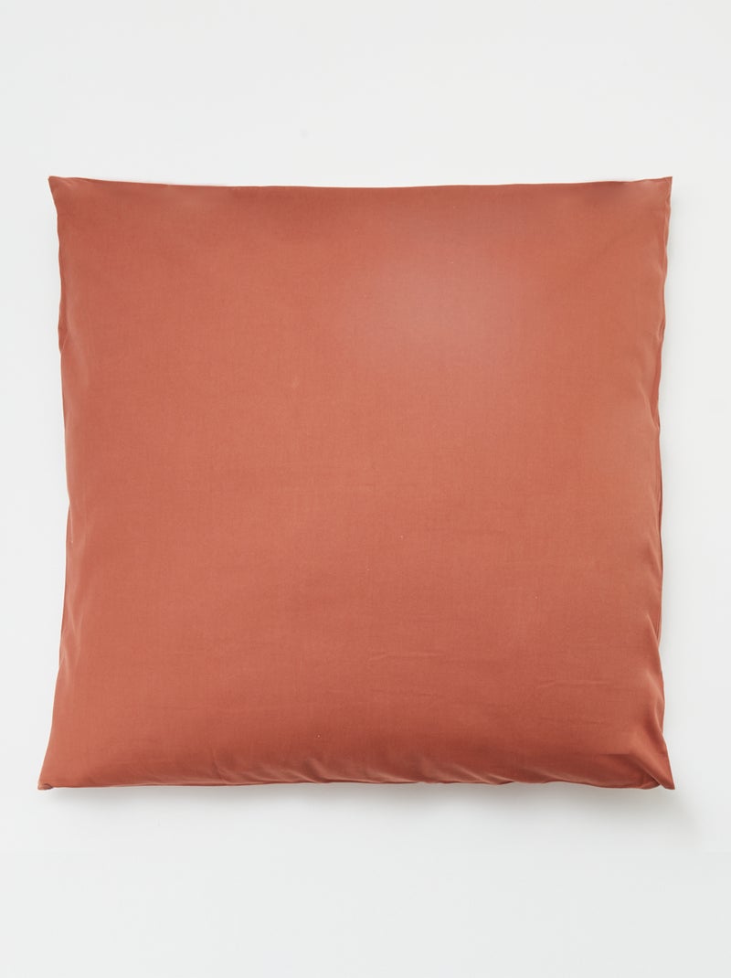 Taie d'oreiller unie 63 x 63 cm- Kiabi Home Rouge - Kiabi