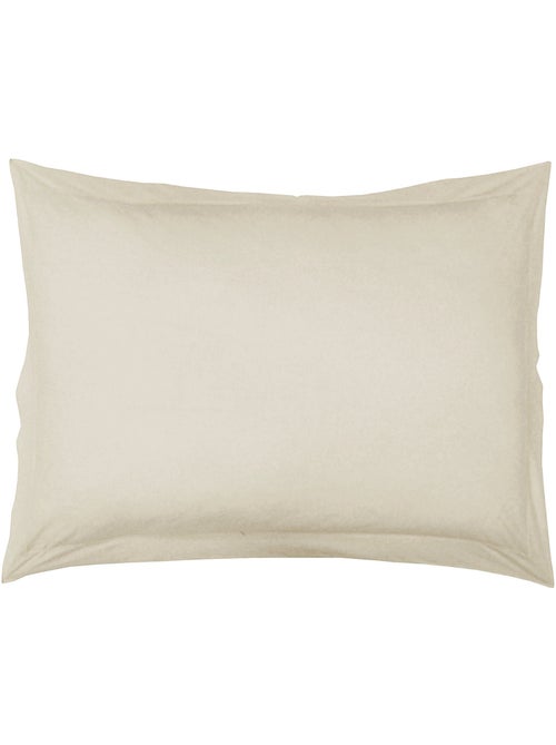 Taie d'Oreiller Unie en 100 % Coton - Kiabi