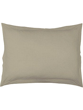 Taie d'Oreiller Unie en 100 % Coton