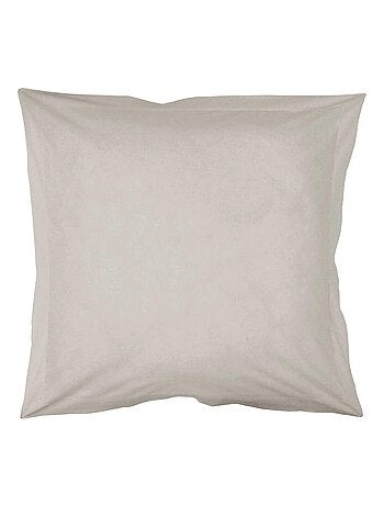 Taie d'oreiller unie en coton bio