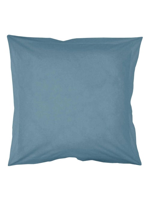 Taie d'oreiller unie en coton bio - Kiabi