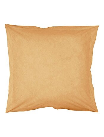 Taie d'oreiller unie en coton bio