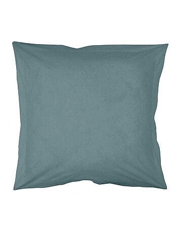 Taie d'oreiller unie en coton bio