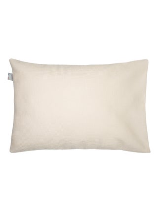 Taie d'oreiller unie en coton nid d'abeille SEVIRA KIDS