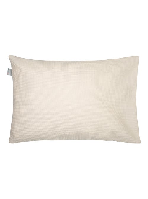 Taie d'oreiller unie en coton nid d'abeille SEVIRA KIDS - Kiabi
