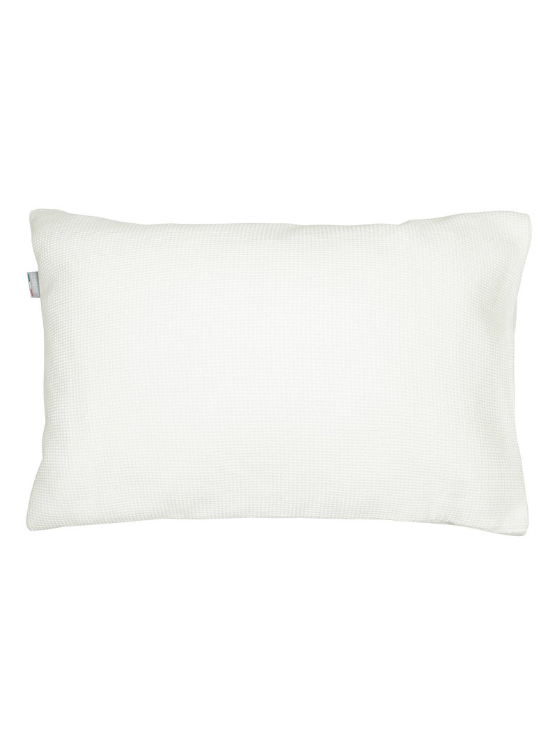 Taie d'oreiller unie en coton nid d'abeille SEVIRA KIDS Ecru - Kiabi