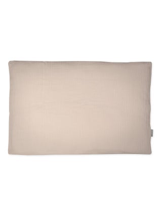 Taie d'oreiller unie en double gaze de coton SEVIRA KIDS