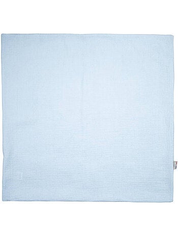 Taie d'oreiller unie en double gaze de coton SEVIRA KIDS