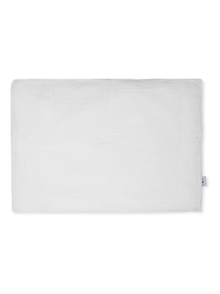 Taie d'oreiller unie en double gaze de coton SEVIRA KIDS