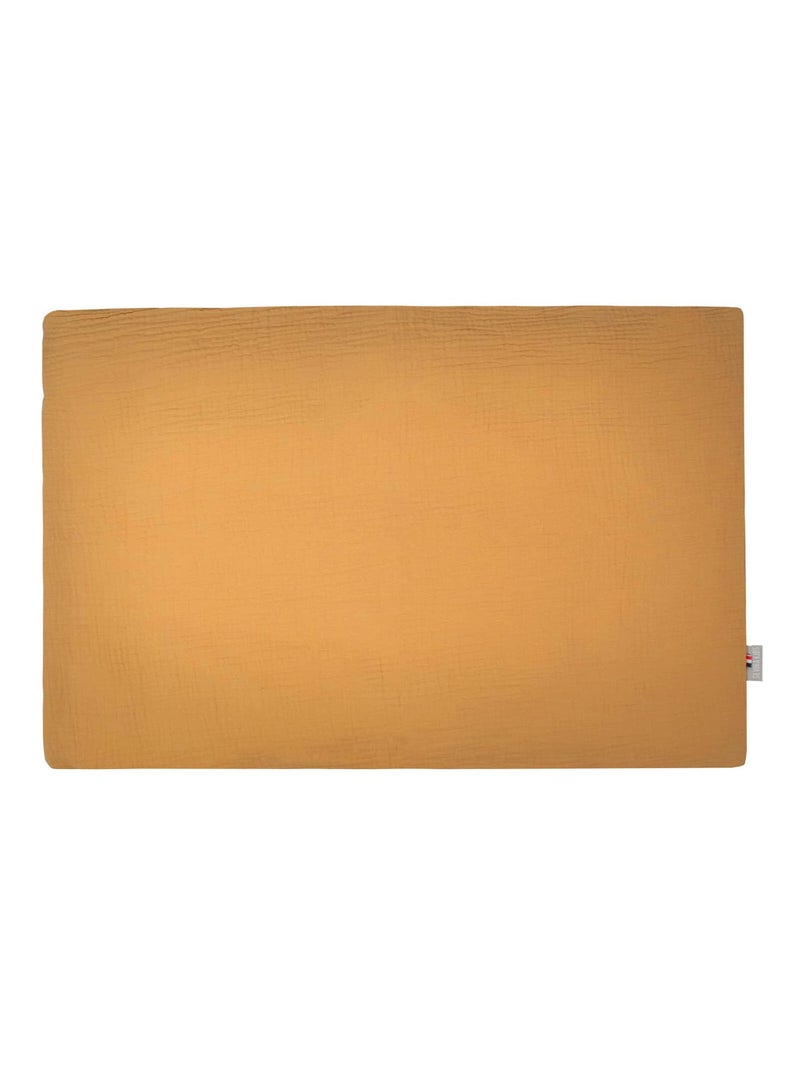 Taie d'oreiller unie en double gaze de coton SEVIRA KIDS Marron clair - Kiabi