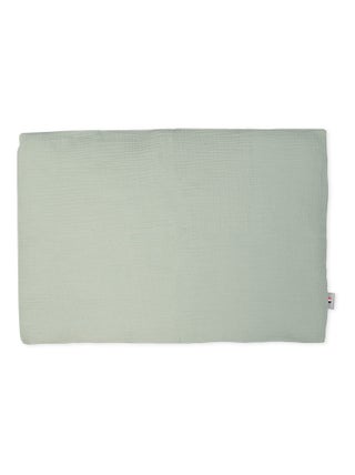 Taie d'oreiller unie en double gaze de coton SEVIRA KIDS