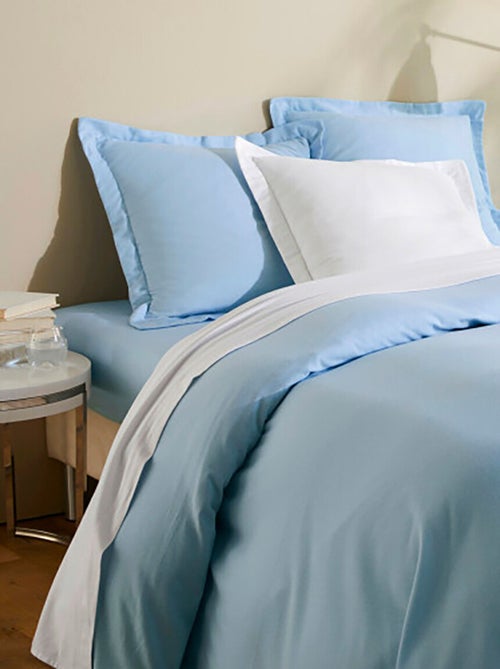 Taie d'oreiller unie flanelle coton 160 g - Afibel - Kiabi
