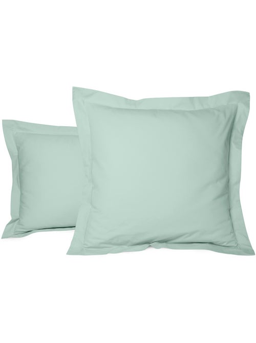 Taie d'oreiller unie percale de coton - Afibel - Kiabi