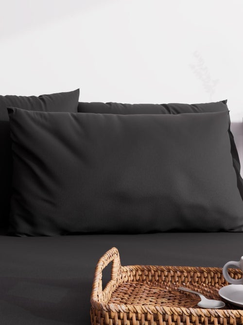 Taie d'oreiller unie ZZZ - Kiabi