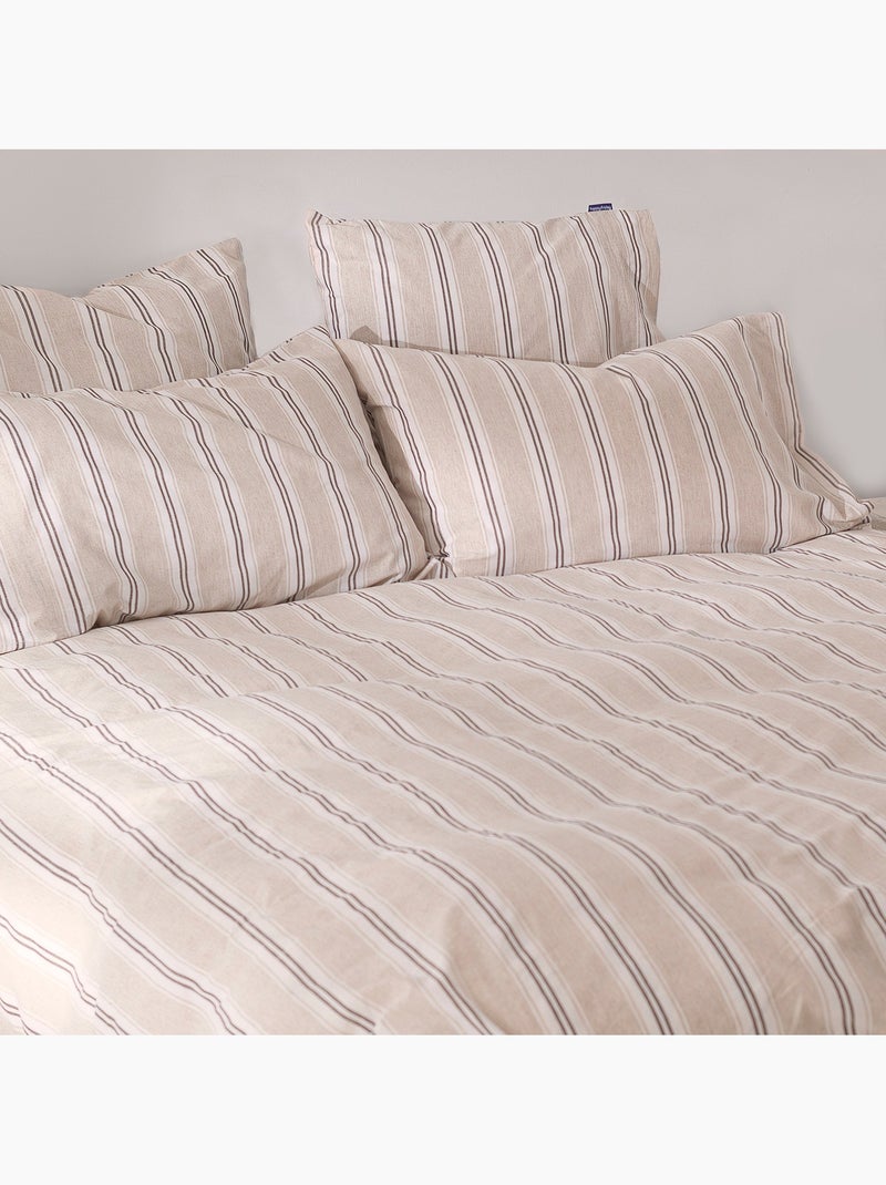 Taie d'oreiller Vega "Happyfriday" Beige - Kiabi