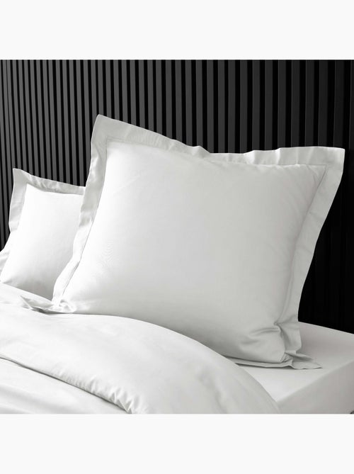 Taie d'oreiller volant plat 100% percale de coton ORIGINE - Kiabi