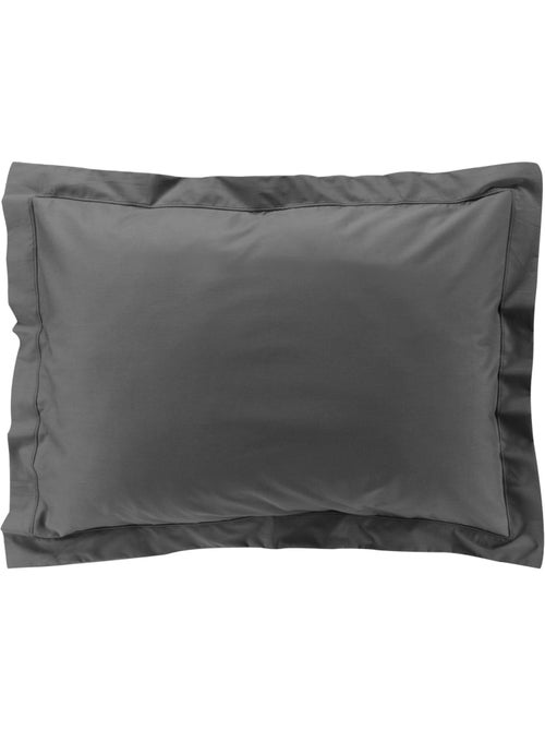 Taie d'oreiller volant plat 100% percale de coton ORIGINE - Kiabi