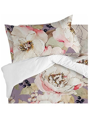 Taie d'oreiller White peonies "Happyfriday