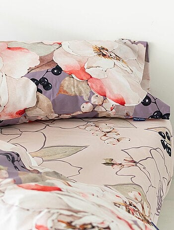 Taie d'oreiller White peonies "Happyfriday