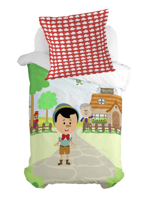 Taie d'oreiller Wooden puppet "Happyfriday" - Kiabi