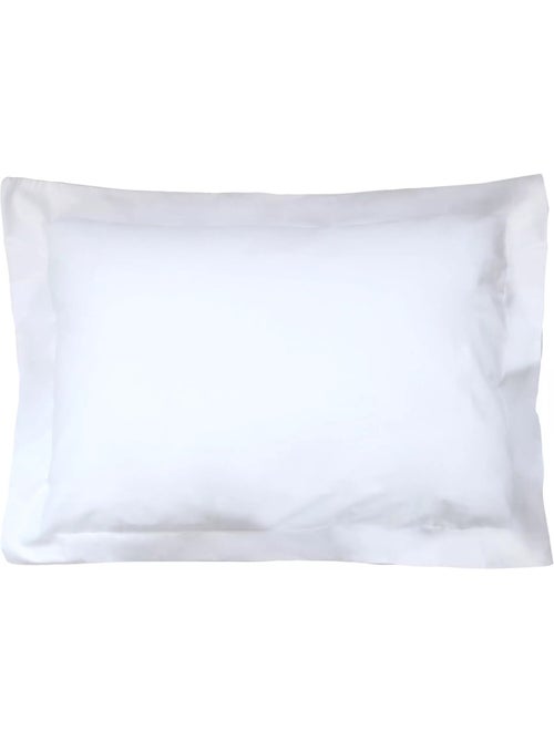 Taie oreiller avec volant 50x70 cm unie - Kiabi